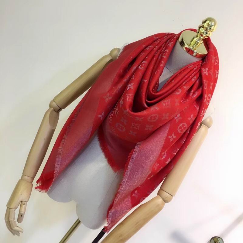 LV silk scarf 140X140cm E (5)
