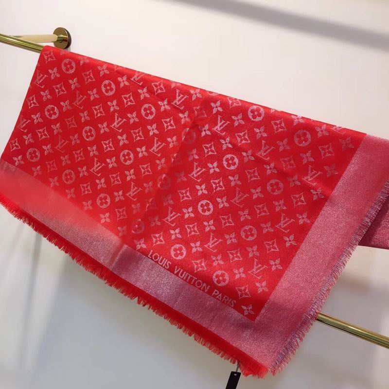 LV silk scarf 140X140cm E (6)