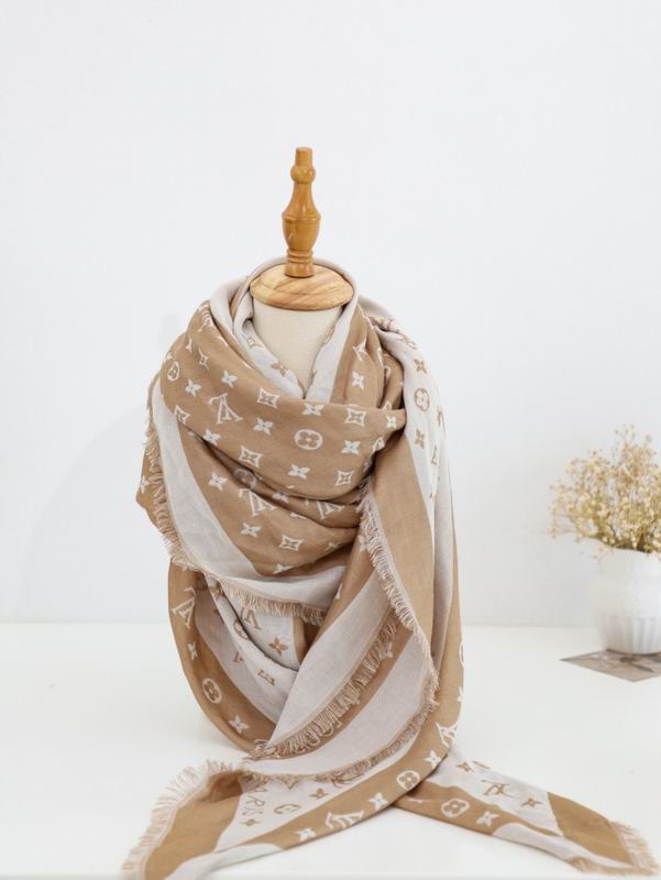 LV silk scarf 140X140cm E (7)