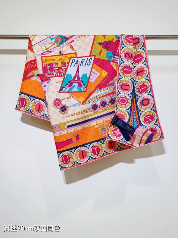 LV silk scarf 90X90cm E05 (4)