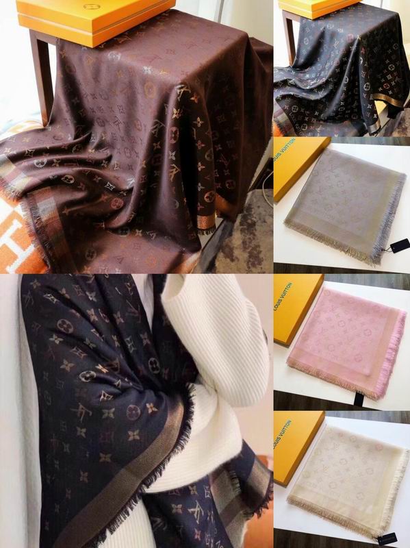 LV silk scarf E (19)