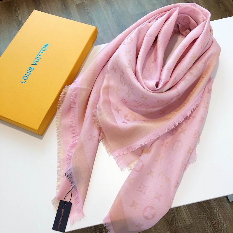 LV silk scarf E (9)