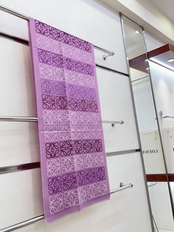 Loewe 42X190cm 73%羊毛 20%真丝 7%山羊绒 E (21)