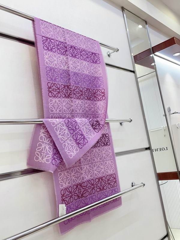 Loewe 42X190cm 73%羊毛 20%真丝 7%山羊绒 E (24)