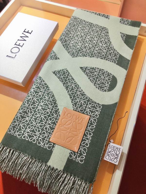 Loewe scarf 130X140cm 100%羊毛 E (7)