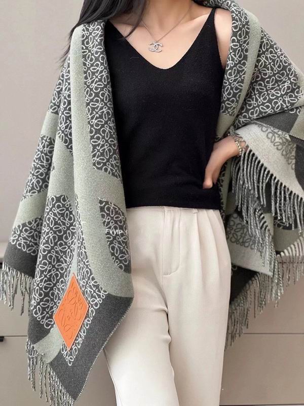 Loewe scarf 130X140cm 100%羊毛 E (8)