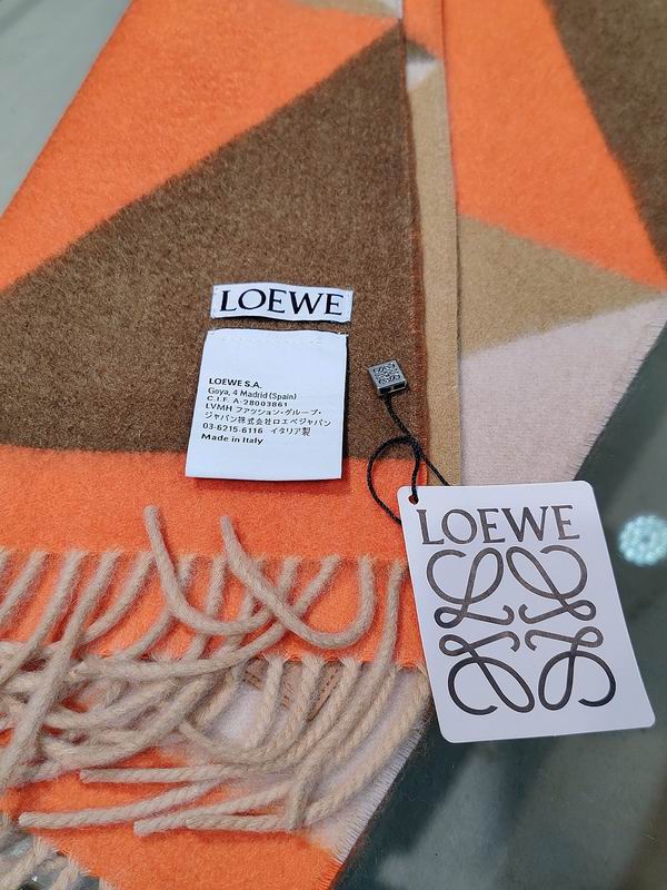 Loewe scarf 32X190cm 100羊绒 E (1)