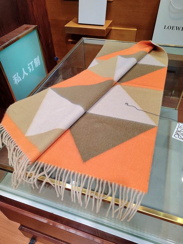 Loewe scarf 32X190cm 100羊绒 E (3)