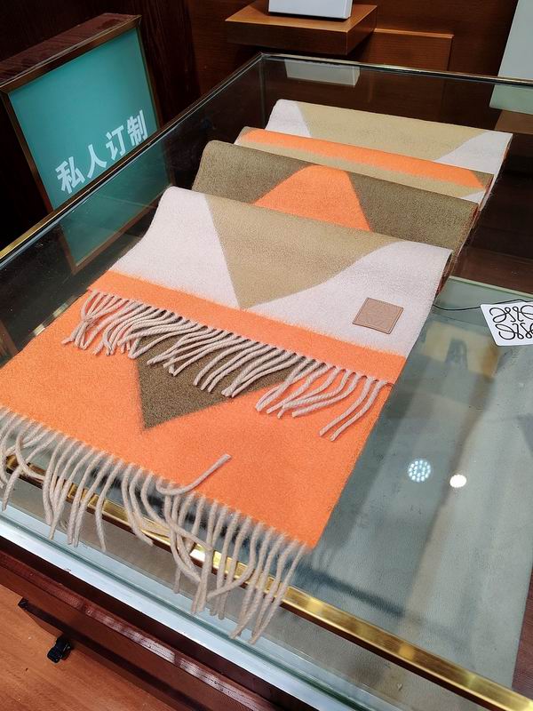 Loewe scarf 32X190cm 100羊绒 E (4)