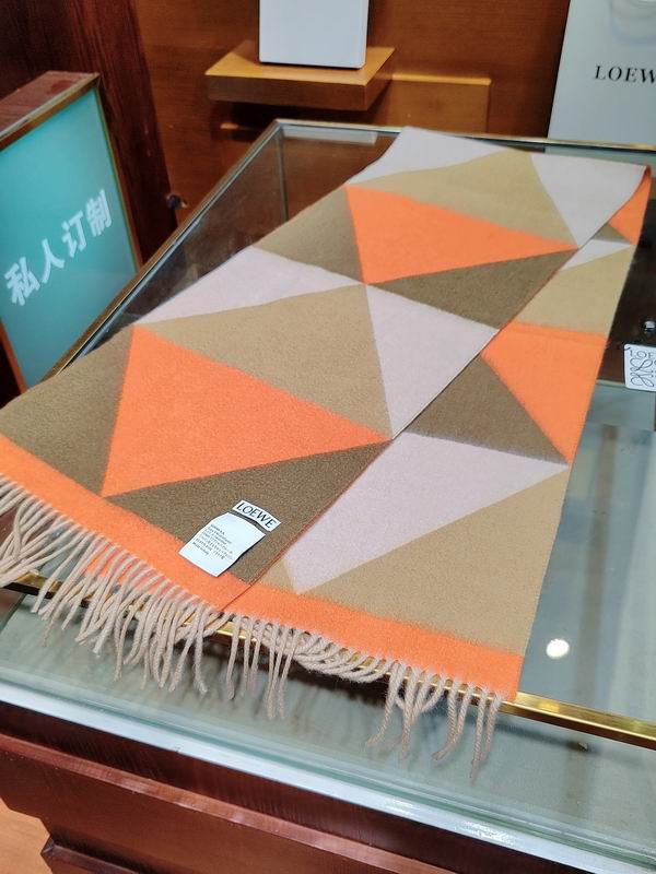 Loewe scarf 32X190cm 100羊绒 E (7)