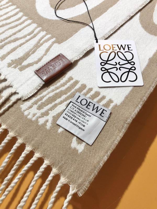 Loewe scarf 38X180cm 90%羊毛 10%羊绒 E (3)