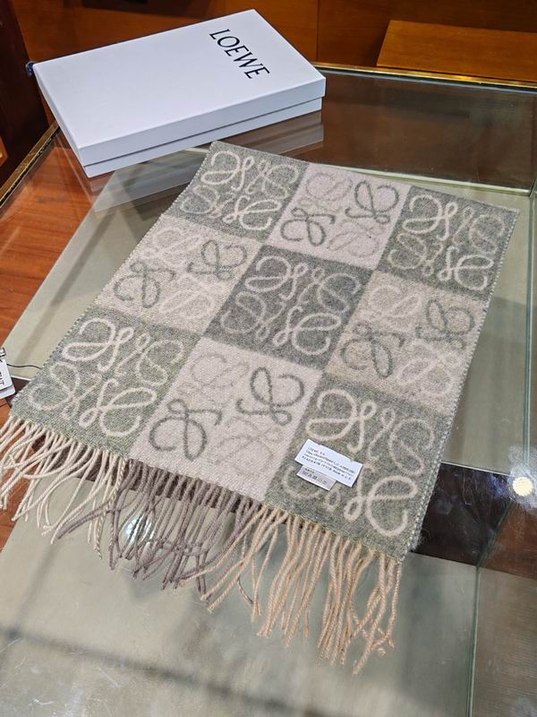 Loewe scarf 38X200cm 100%羊绒  E (15)