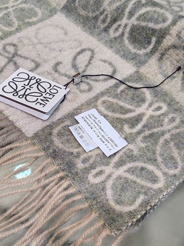 Loewe scarf 38X200cm 100%羊绒  E (16)