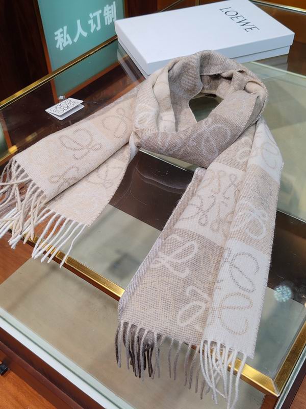 Loewe scarf 38X200cm 100%羊绒  E (21)