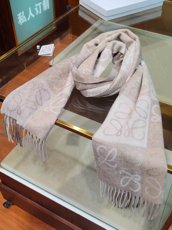Loewe scarf 38X200cm 100%羊绒  E (22)