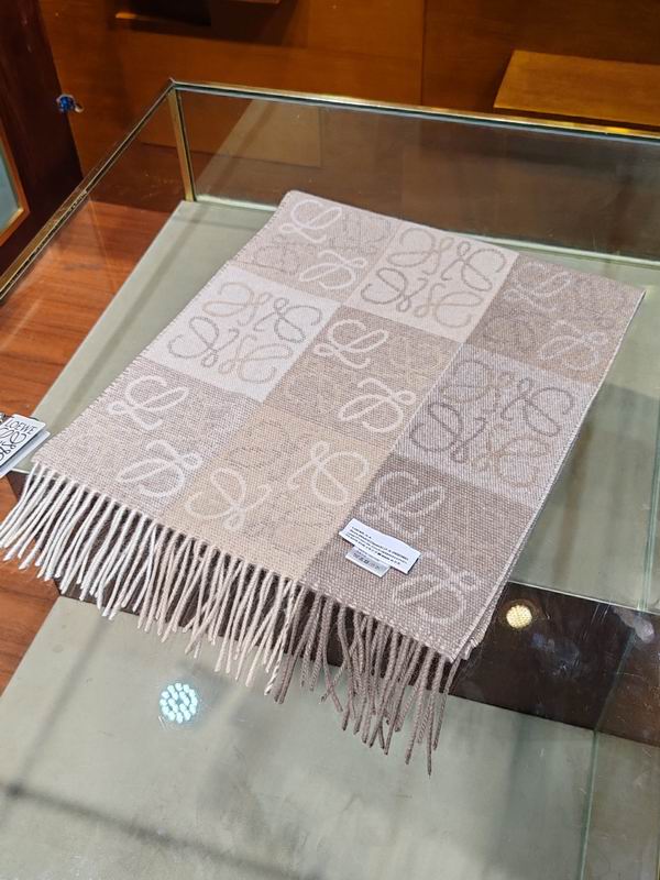 Loewe scarf 38X200cm 100%羊绒  E (24)