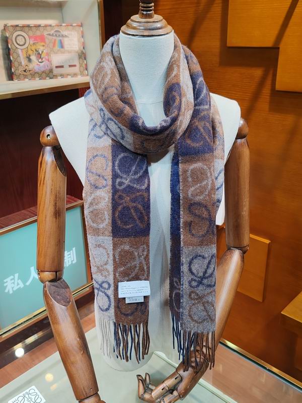 Loewe scarf 38X200cm 100%羊绒  E (28)
