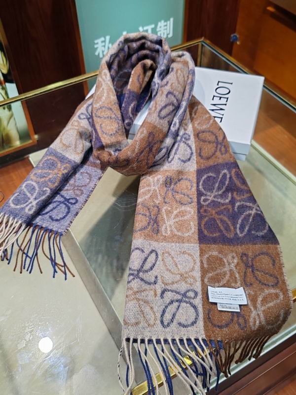 Loewe scarf 38X200cm 100%羊绒  E (29)