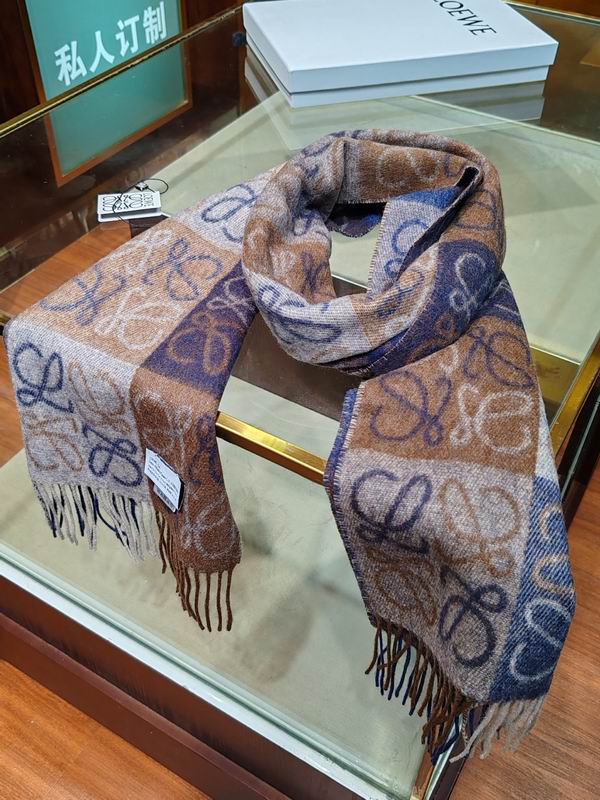 Loewe scarf 38X200cm 100%羊绒  E (30)