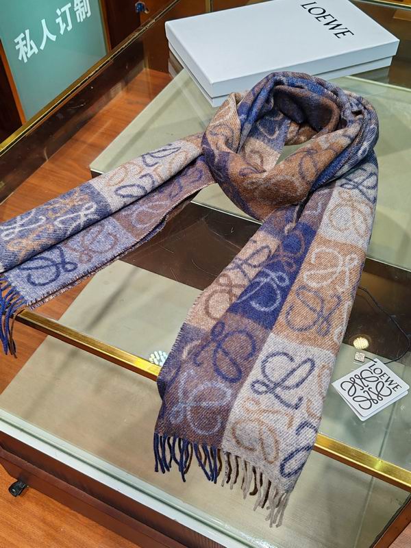 Loewe scarf 38X200cm 100%羊绒  E (31)