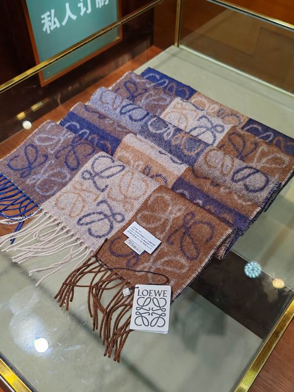 Loewe scarf 38X200cm 100%羊绒  E (32)