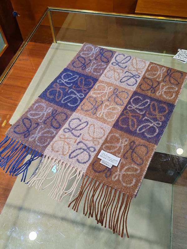Loewe scarf 38X200cm 100%羊绒  E (34)