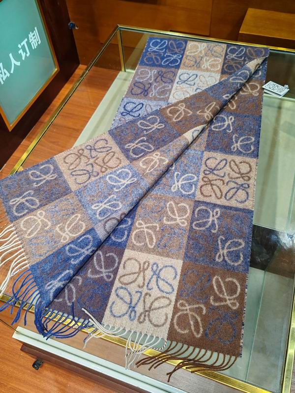 Loewe scarf 38X200cm 100%羊绒  E (35)