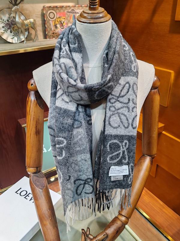 Loewe scarf 38X200cm 100%羊绒  E (37)