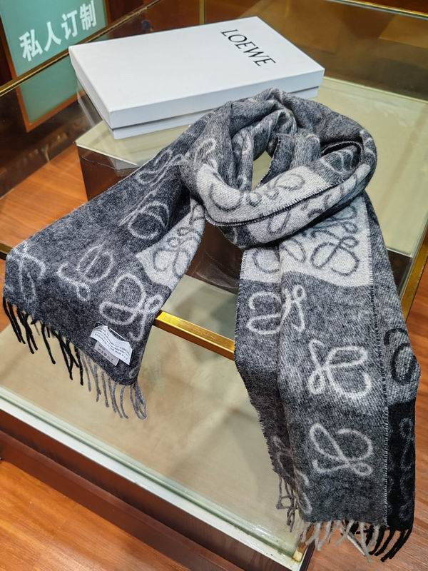 Loewe scarf 38X200cm 100%羊绒  E (39)