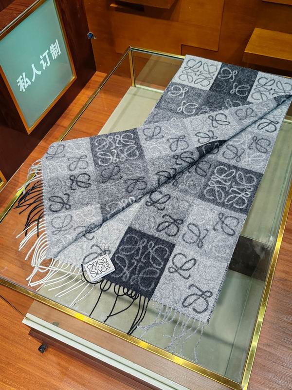 Loewe scarf 38X200cm 100%羊绒  E (42)