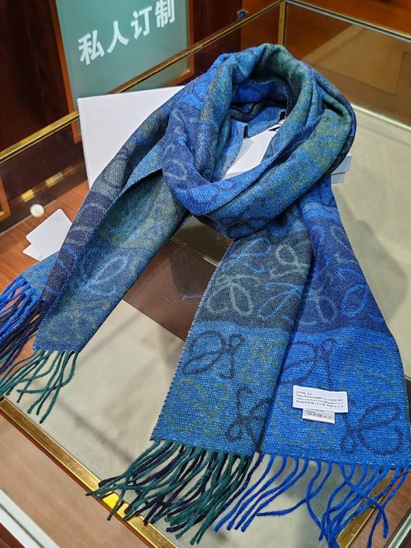 Loewe scarf 38X200cm 100%羊绒  E (48)