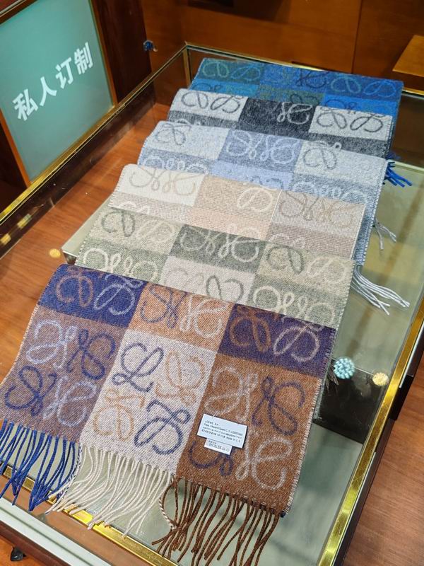 Loewe scarf 38X200cm 100%羊绒  E (54)