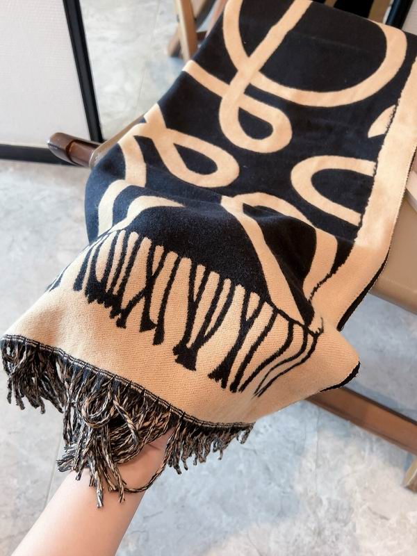 Loewe scarf 50X180cm 100%羊毛 E (12)