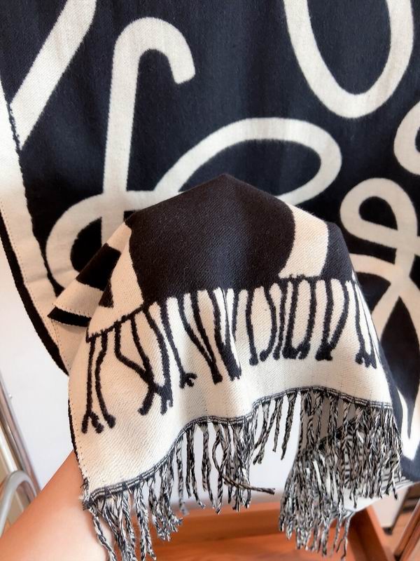 Loewe scarf 50X180cm 100%羊毛 E (17)