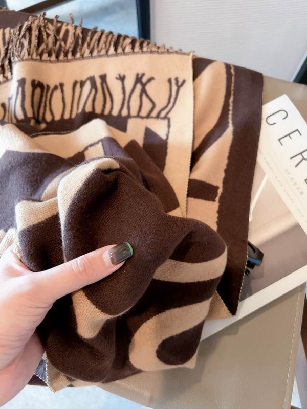 Loewe scarf 50X180cm 100%羊毛 E (6)