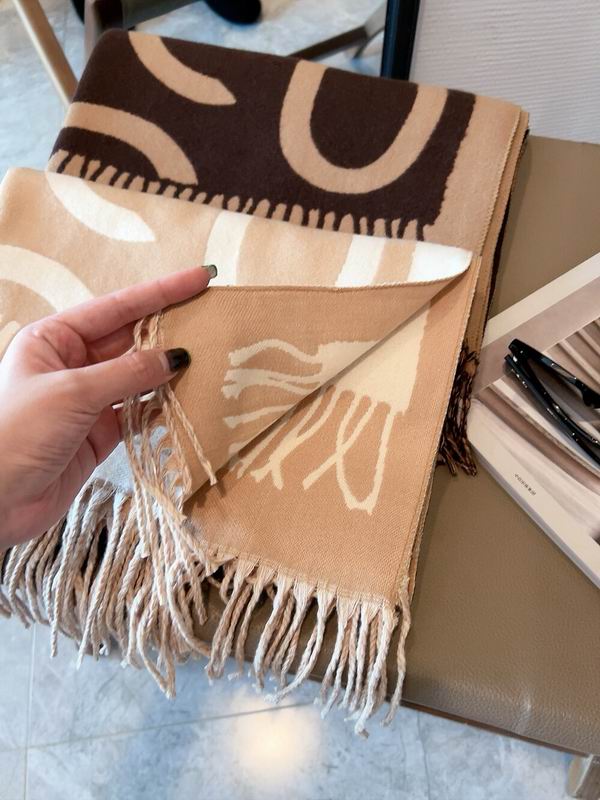 Loewe scarf 50X180cm 100%羊毛 E (7)