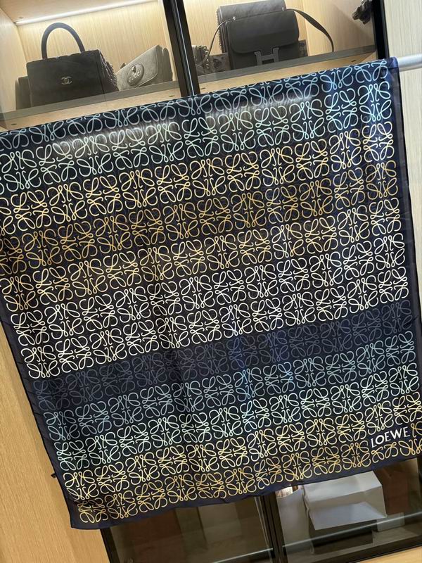 Loewe silk scarf 180X90cm E (3)