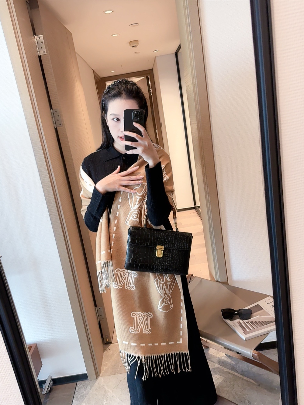 MaxMara scarf 50X180cm E (17)