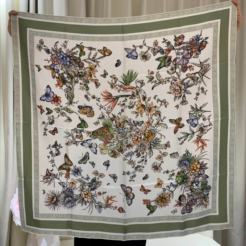 Other  silk scarf 90X90cm E (1)