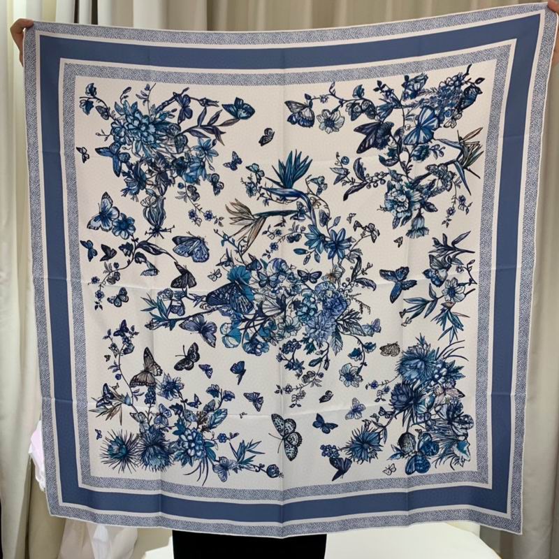 Other  silk scarf 90X90cm E (3)
