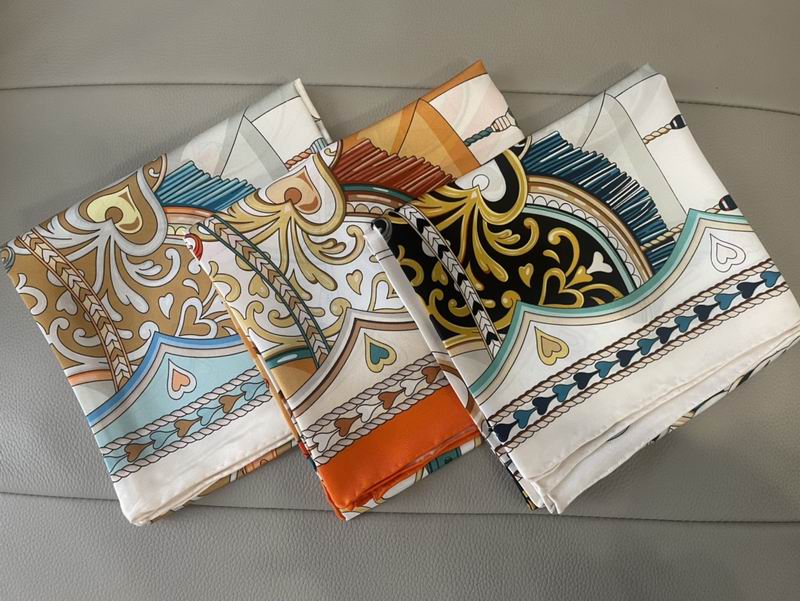 Other  silk scarf 90X90cm E (5)