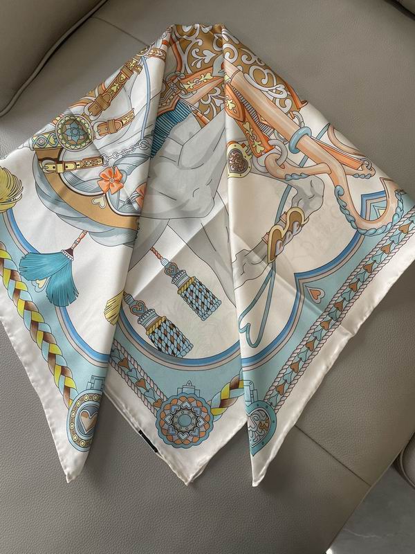 Other  silk scarf 90X90cm E (6)
