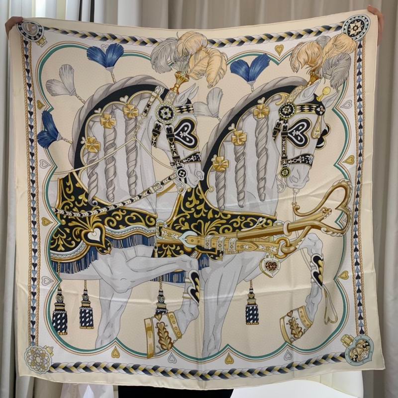 Other  silk scarf 90X90cm E (7)