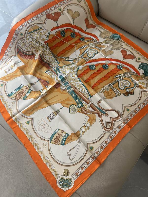 Other  silk scarf 90X90cm E (8)