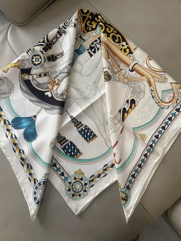 Other  silk scarf 90X90cm E (9)