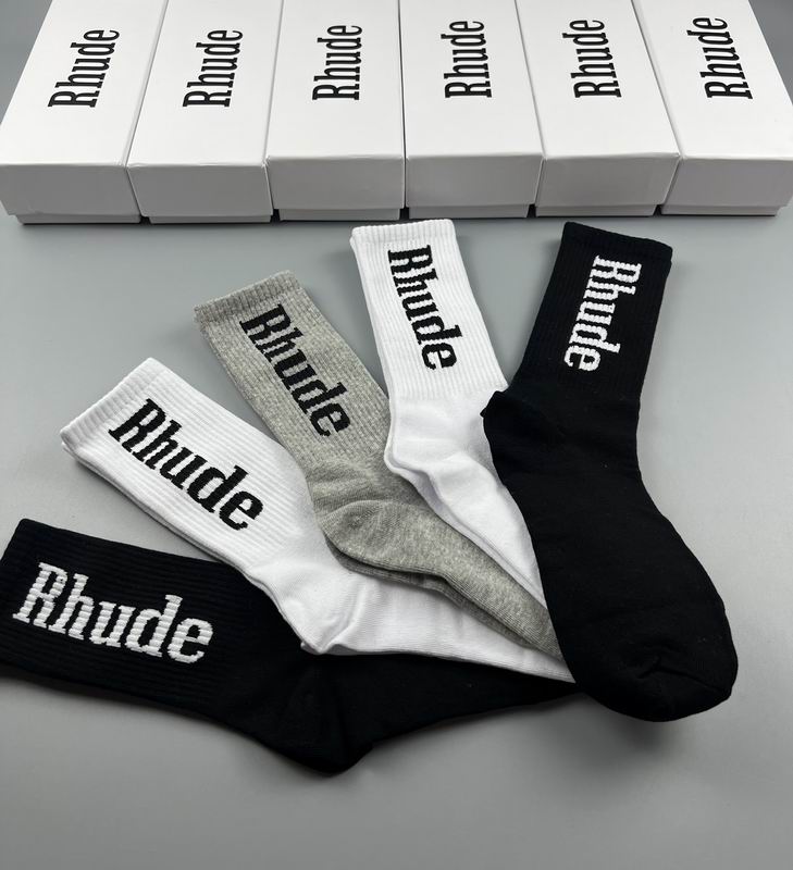 Rhude flat socks  (1)