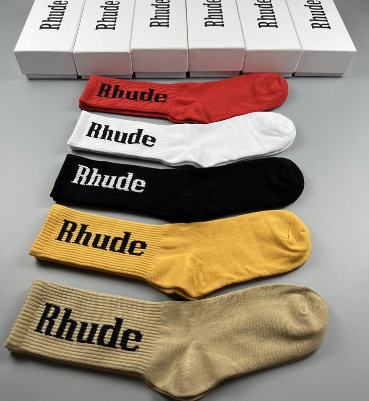 Rhude flat socks  (1)