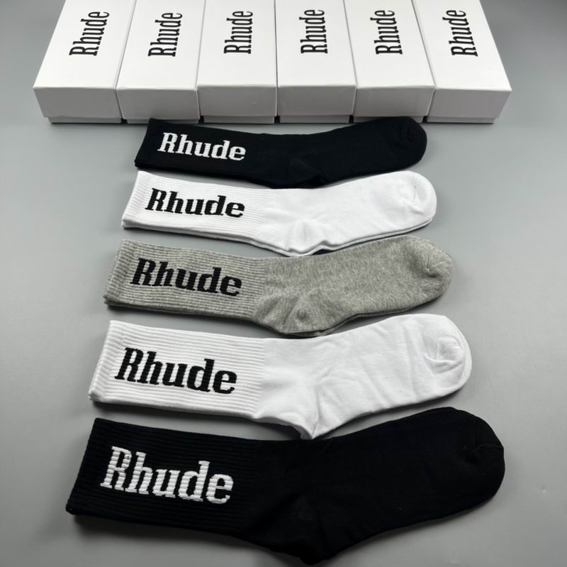Rhude flat socks  (2)