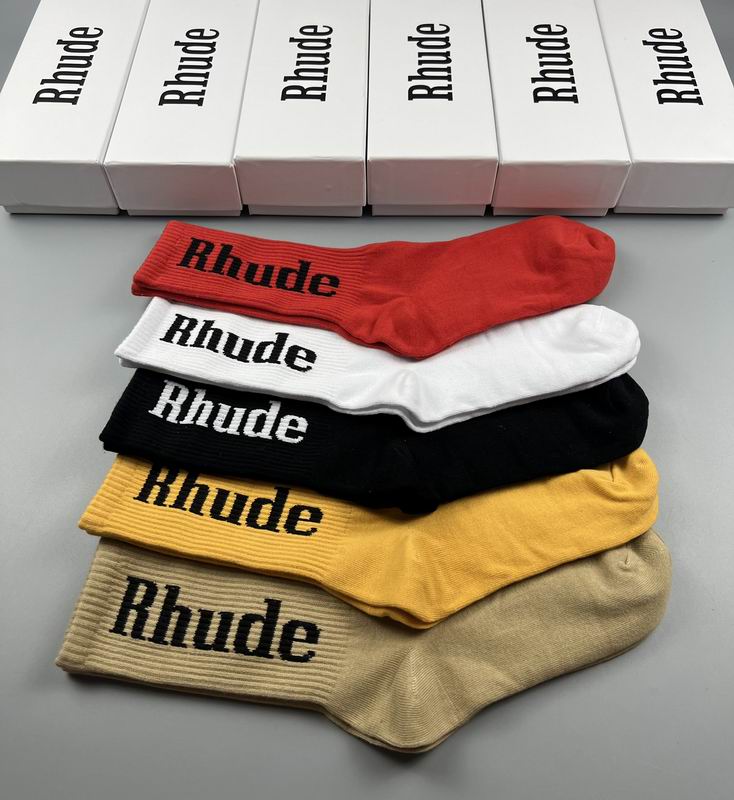Rhude flat socks  (2)