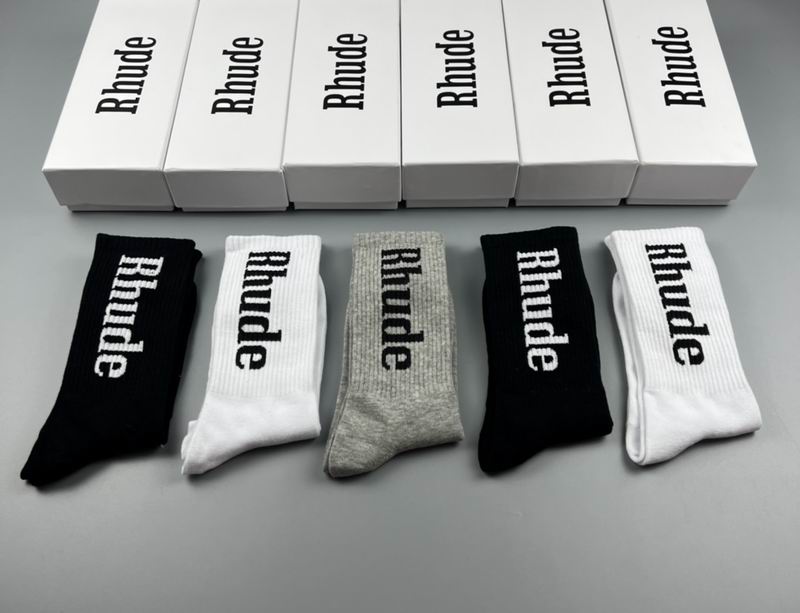 Rhude flat socks  (5)